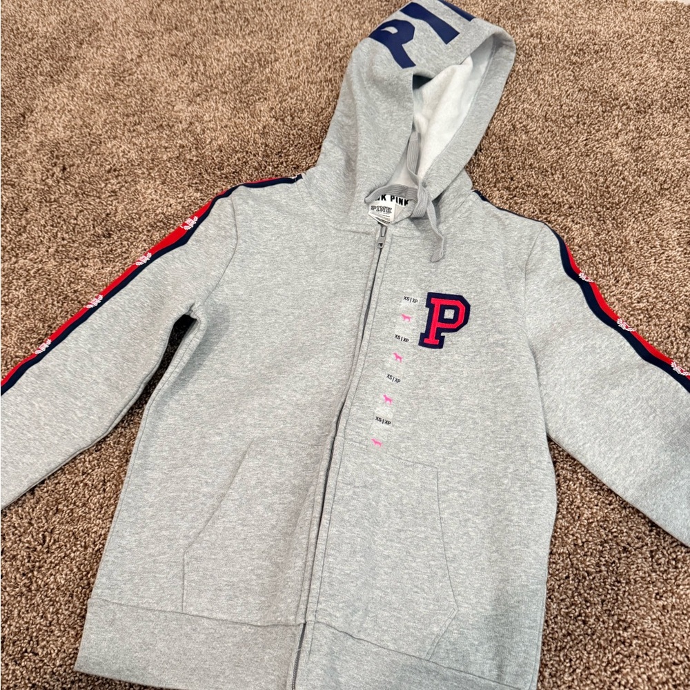 PINK zip up Hoodie